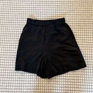 Women's Black Silky H&M Shorts